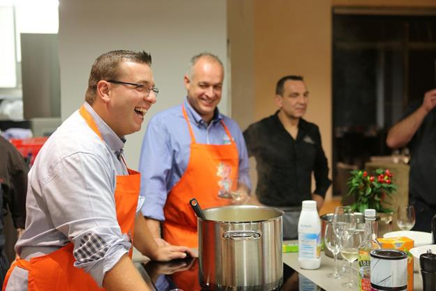 A cookery workshop with your friends, colleagues or family