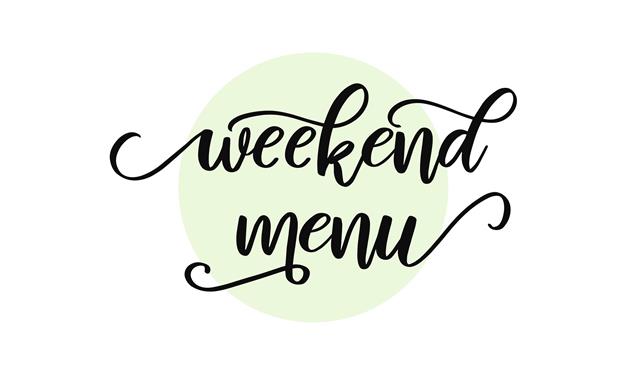Menu weekend - Accueil